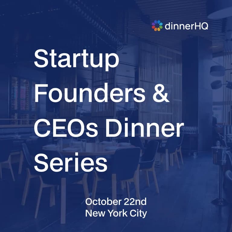 Startup Founders & CEOs Dinner New York City